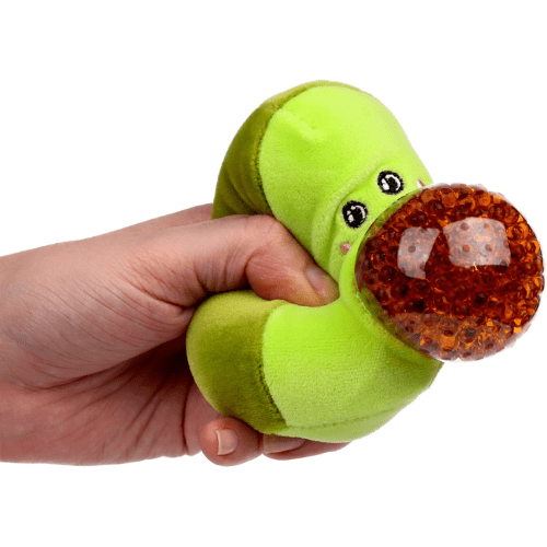 Queasy Squeezies Avocado Plush Squeezy Toy - PartyErasers