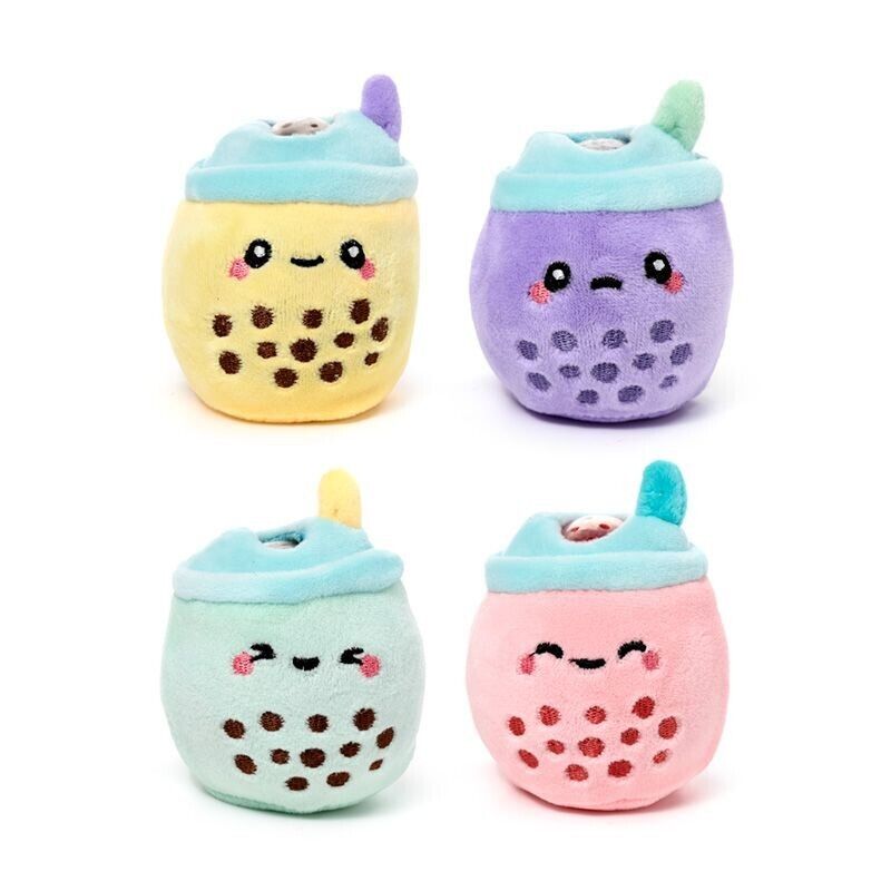 Queasy Squeezies Bubble Tea Plush Squeezy Toy - PartyErasers