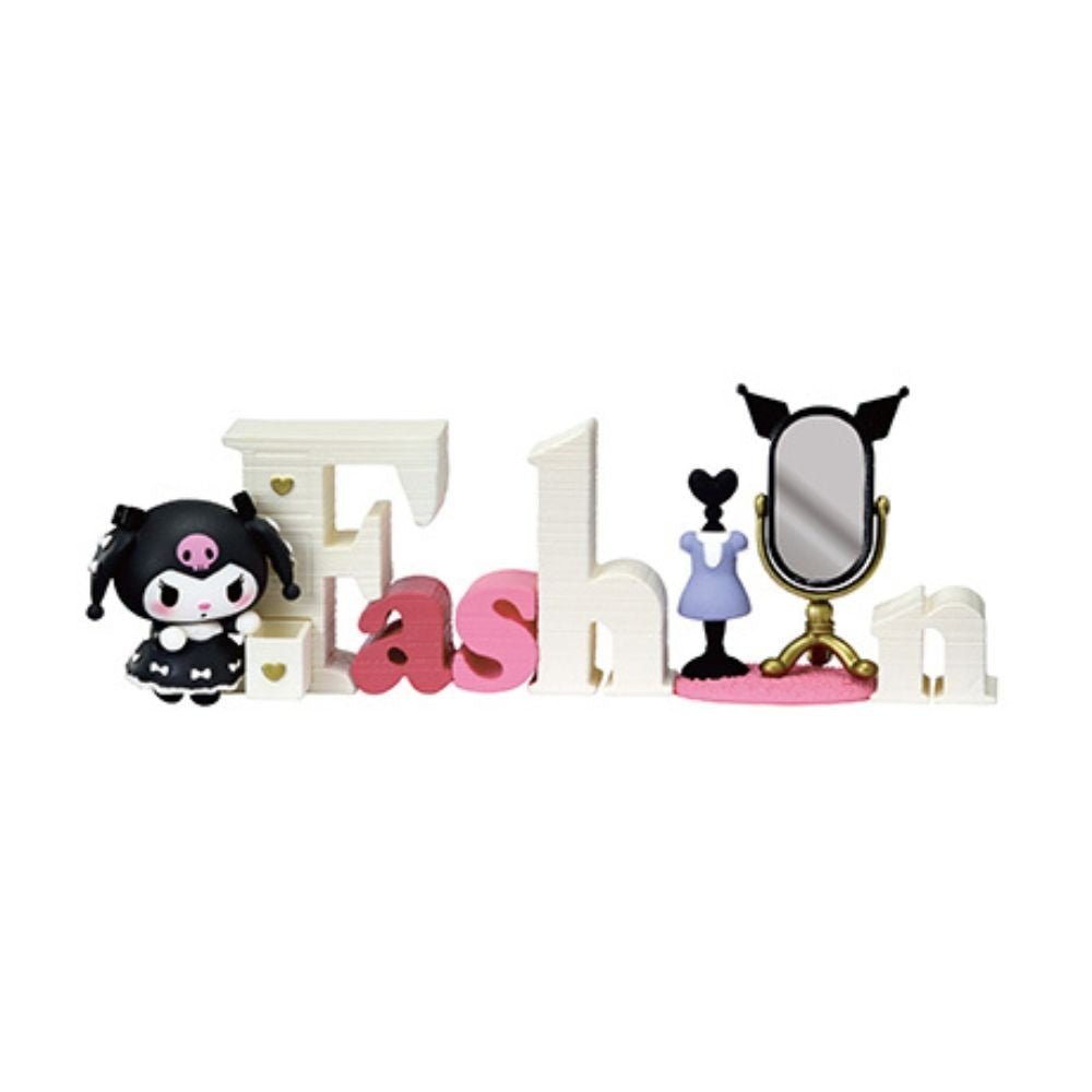 Re - ment Kuromi Words Collection 6 boxes Miniature Figurines Complete Box - PartyErasers