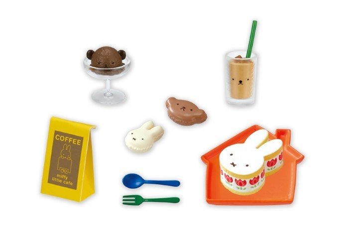 Re - Ment Miffy Little Café 8 Boxes Miniature Figure Complete Box - PartyErasers