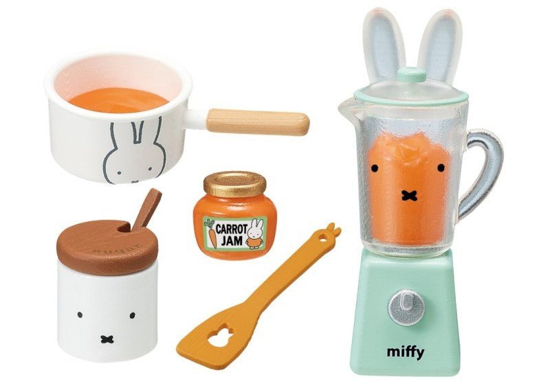 Re - Ment Miffy Natural Kitchen 8 Boxes Miniature Figure Complete Box - PartyErasers