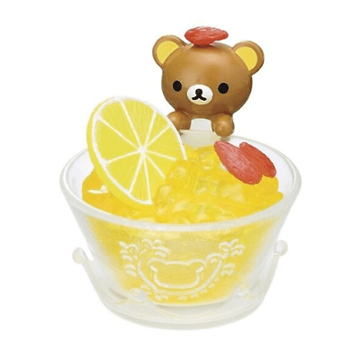 Re - Ment Miniature Rilakkuma Cold Asian Sweets (Full Set 8pcs) - PartyErasers