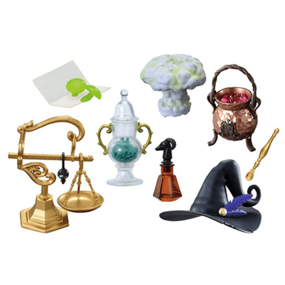 Re - Ment Petit Sample A Day at the School of Magic and Witchcraft (Full 6 Sets) - PartyErasers