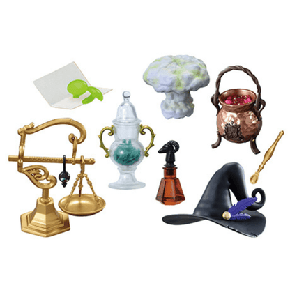 Re - Ment Petit Sample A Day at the School of Magic and Witchcraft (Full 6 Sets) - PartyErasers