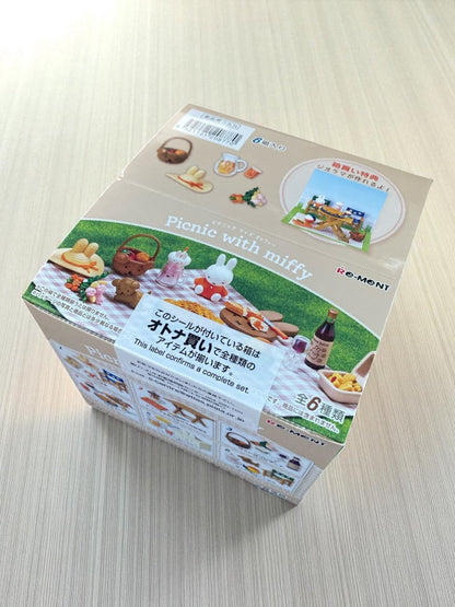 Re - Ment Picnic with Miffy 6 Boxes Miniature Figure Complete Box - PartyErasers