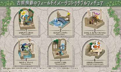 Re - Ment Pokémon City Diorama Collection: Ruins of an Old Castle (full set of 6) - PartyErasers