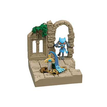 Re - Ment Pokémon City Diorama Collection: Ruins of an Old Castle (full set of 6) - PartyErasers