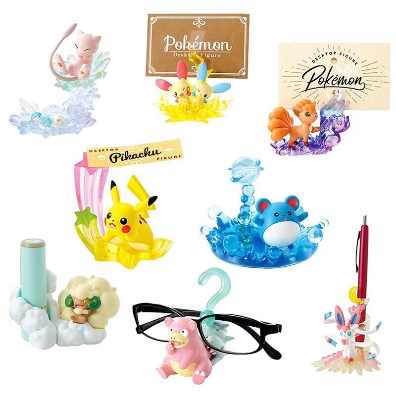 Re - ment Pokemon Otasuke Desktop Figure - So Cute (Full Set 8pcs) - PartyErasers