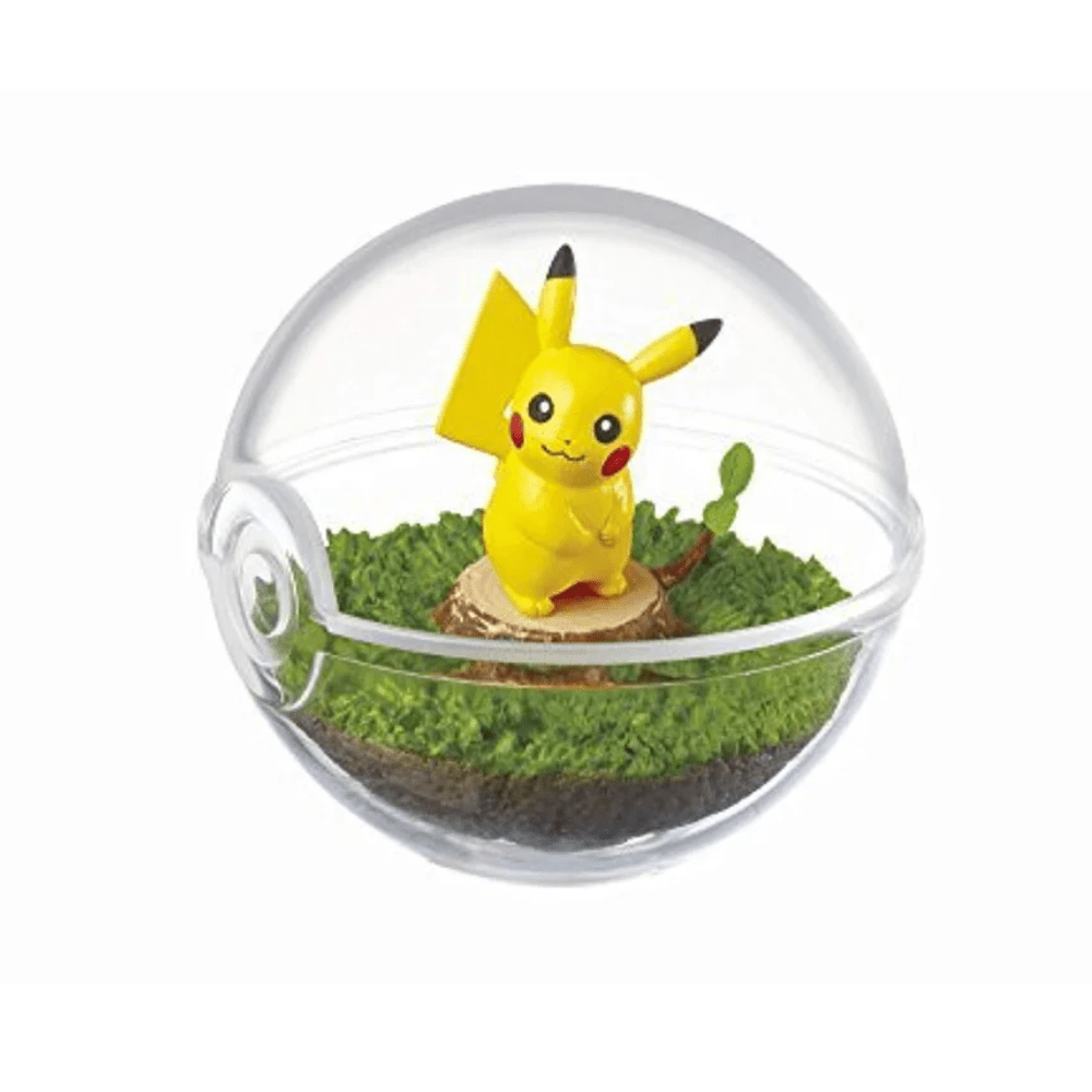 Re - Ment Pokemon Pokeball terrarium Collection 1 - 1 ~Pikachu - PartyErasers