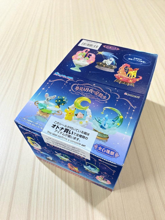 Re - Ment Pokemon STARRIUM Dreaming Moonlit Night 6 boxes Complete Set - PartyErasers