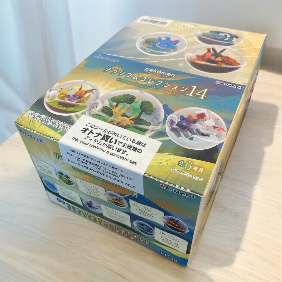 Re - Ment Pokémon Terrarium Collection 14 (Full sets of 6) - PartyErasers