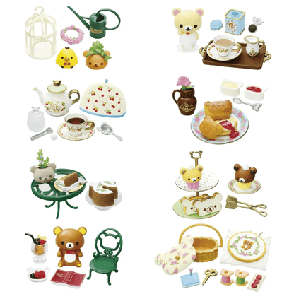 Re - Ment Rilakkuma Dream British Tea Time 6 boxes Complete Set - PartyErasers