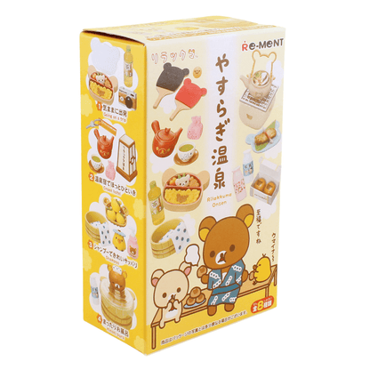 Re - Ment Rilakkuma Peaceful Onsen ( Single Box) - PartyErasers