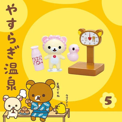 Re - Ment Rilakkuma Peaceful Onsen ( Single Box) - PartyErasers