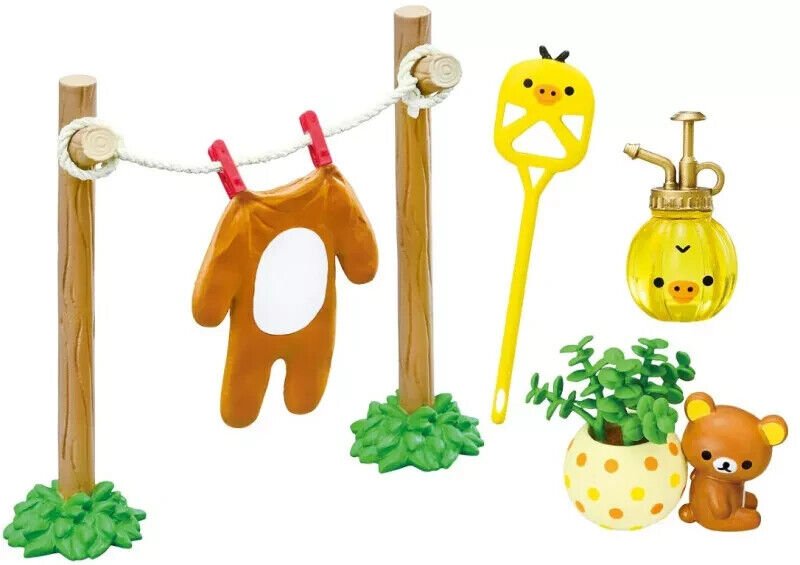 Re - Ment Rilakkuma Room Washroom (Full set 6 pcs) - PartyErasers