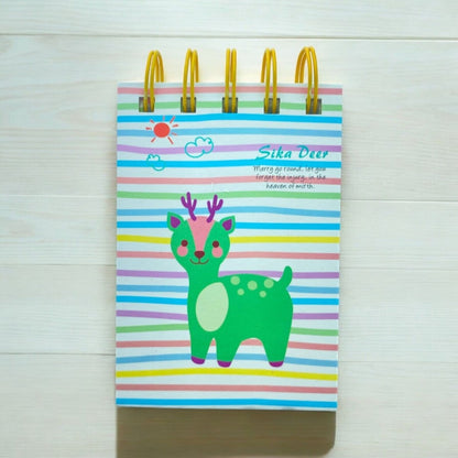 Reindeer Deer Note Pad Notebook Christmas Kids Party Bag set of 4 - PartyErasers