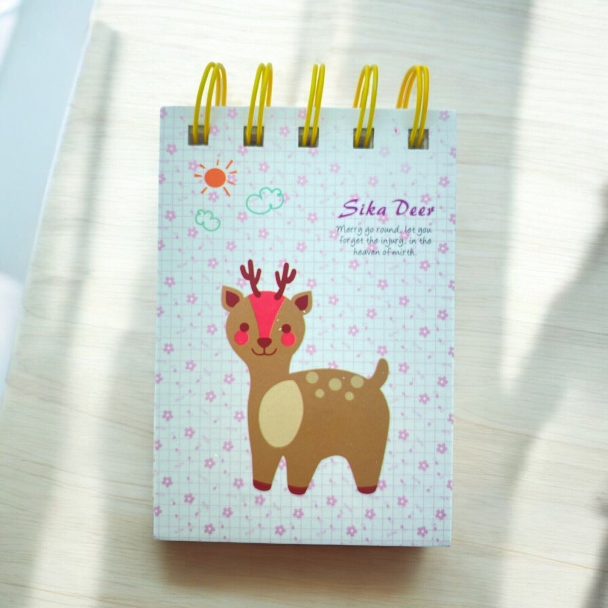 Reindeer Deer Note Pad Notebook Christmas Kids Party Bag set of 4 - PartyErasers
