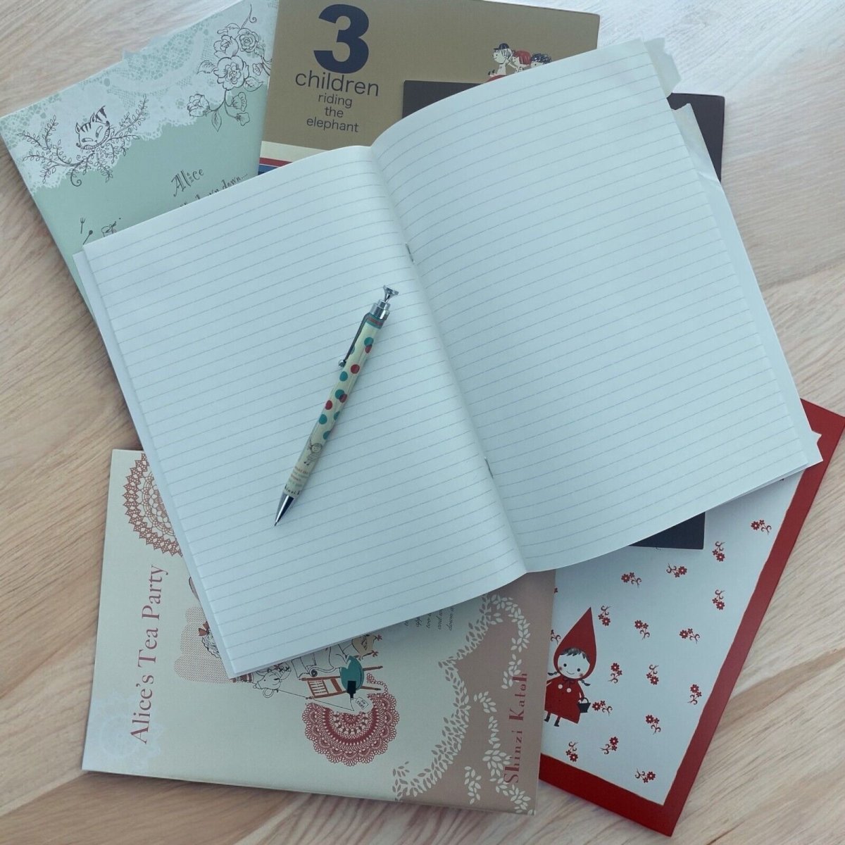 Shinzi Katoh B5 Ruled Line Exercise Writing Book School Classroom - PartyErasers