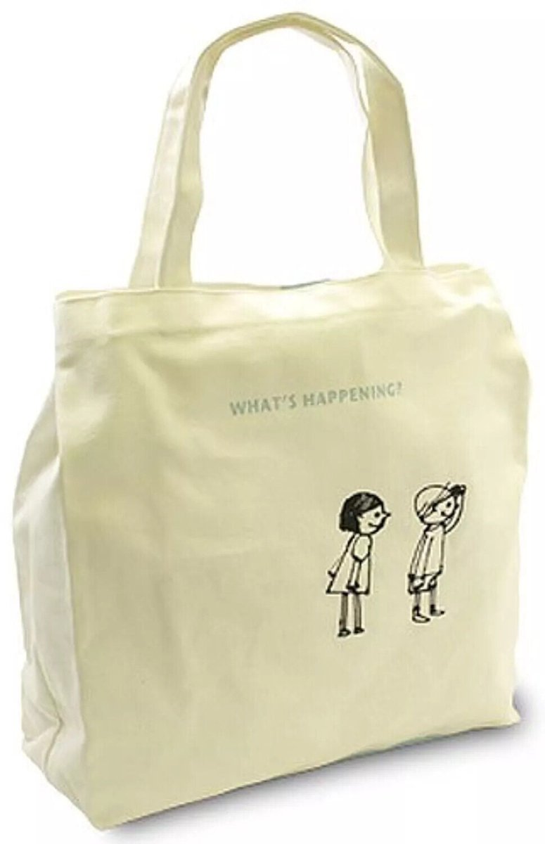 Shinzi Katoh Cotton Zipper Tote Bag with Pockets and Zipper for Shopping or Work - PartyErasers