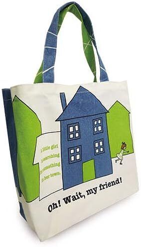 Shinzi Katoh Cotton Zipper Tote Bag with Pockets and Zipper for Shopping or Work - PartyErasers