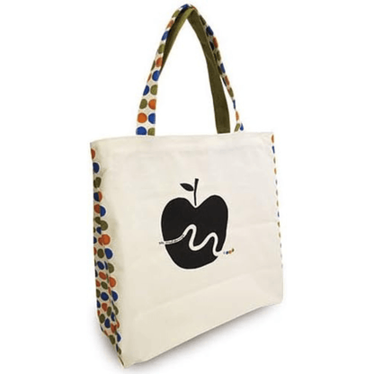 Shinzi Katoh Cotton Zipper Tote Bag with Pockets and Zipper for Shopping or Work - PartyErasers