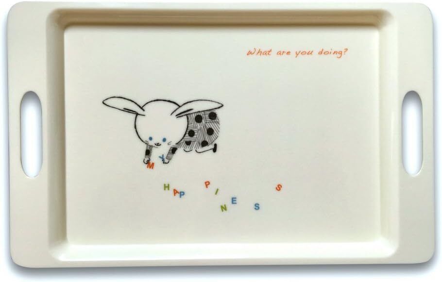 Shinzi Katoh Japan Creative Serving Tray with handles (40cm x 25cm) - PartyErasers