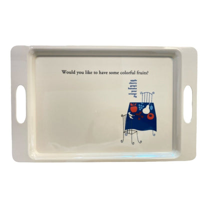 Shinzi Katoh Japan Creative Serving Tray with handles (40cm x 25cm) - PartyErasers