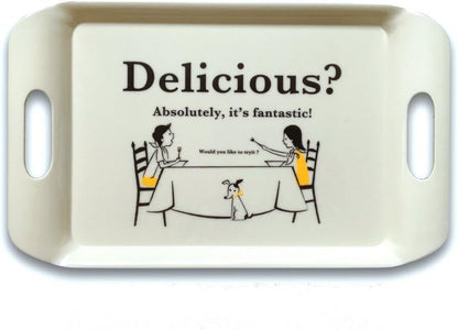 Shinzi Katoh Japan Creative Serving Tray with handles (40cm x 25cm) - PartyErasers