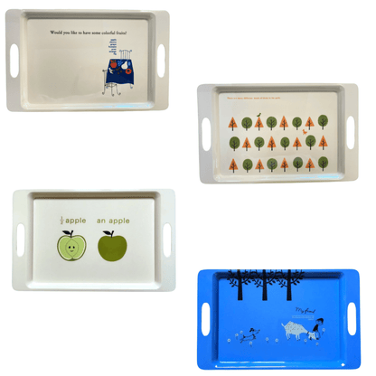 Shinzi Katoh Japan Creative Serving Tray with handles (40cm x 25cm) - PartyErasers
