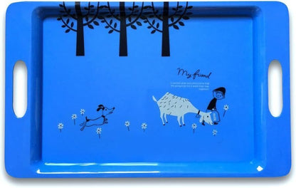 Shinzi Katoh Japan Creative Serving Tray with handles (40cm x 25cm) - PartyErasers