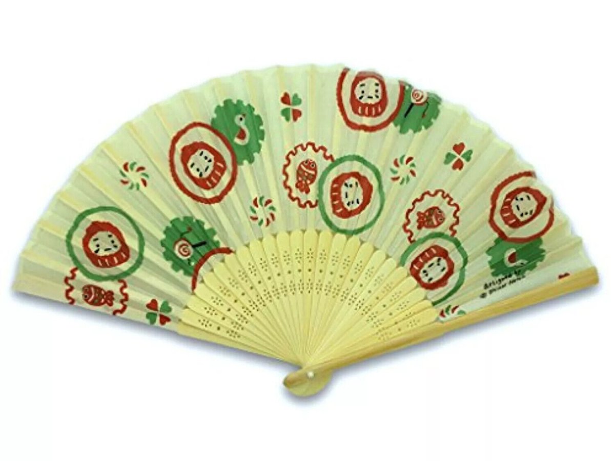 Shinzi Katoh Japan Cute Hand Held Folding Fan - PartyErasers