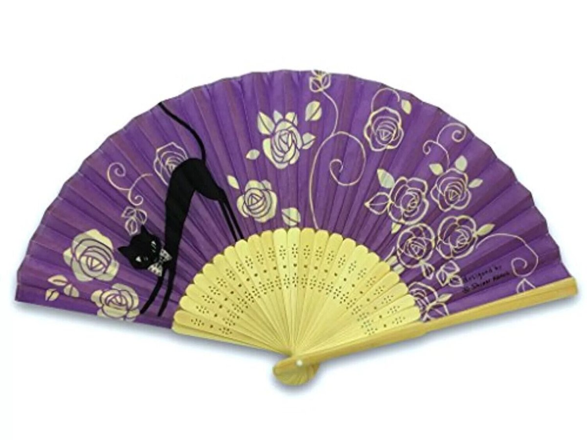 Shinzi Katoh Japan Cute Hand Held Folding Fan - PartyErasers