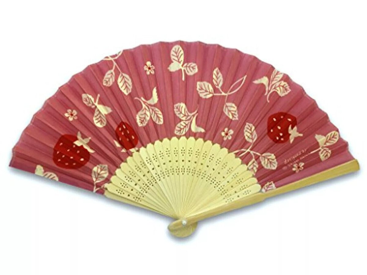 Shinzi Katoh Japan Cute Hand Held Folding Fan - PartyErasers