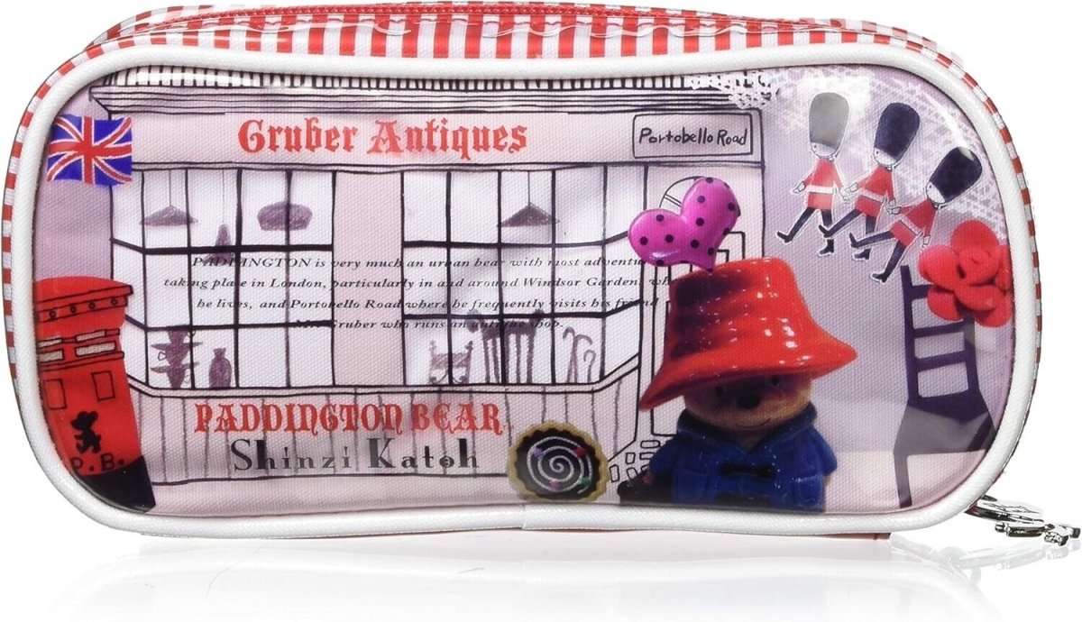 Shinzi Katoh Multi Purpose Pencil/Pen Case PVC Zipper Pouch Office School - PartyErasers