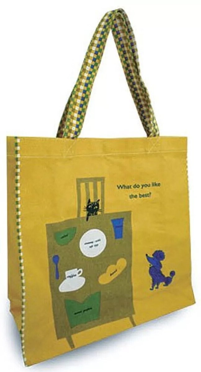 Shinzi Katoh Tote Bag with Magnetic Snap Clorsure Travel Fashion - PartyErasers