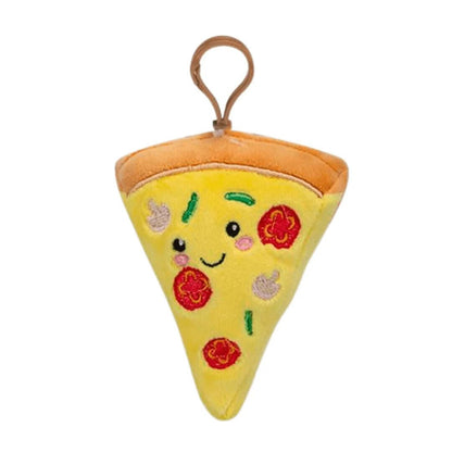 Softlings Fast Food Foodies Plush Clip On 12cm Ketchup Pizza Hotdog French Fries - PartyErasers