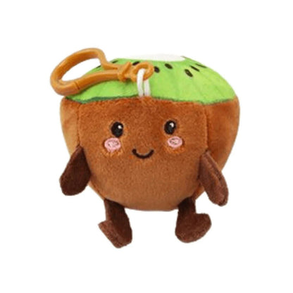 Softlings Fruits Foodies Plush Clip On 12cm lemon kiwi apple pear orange banana - PartyErasers