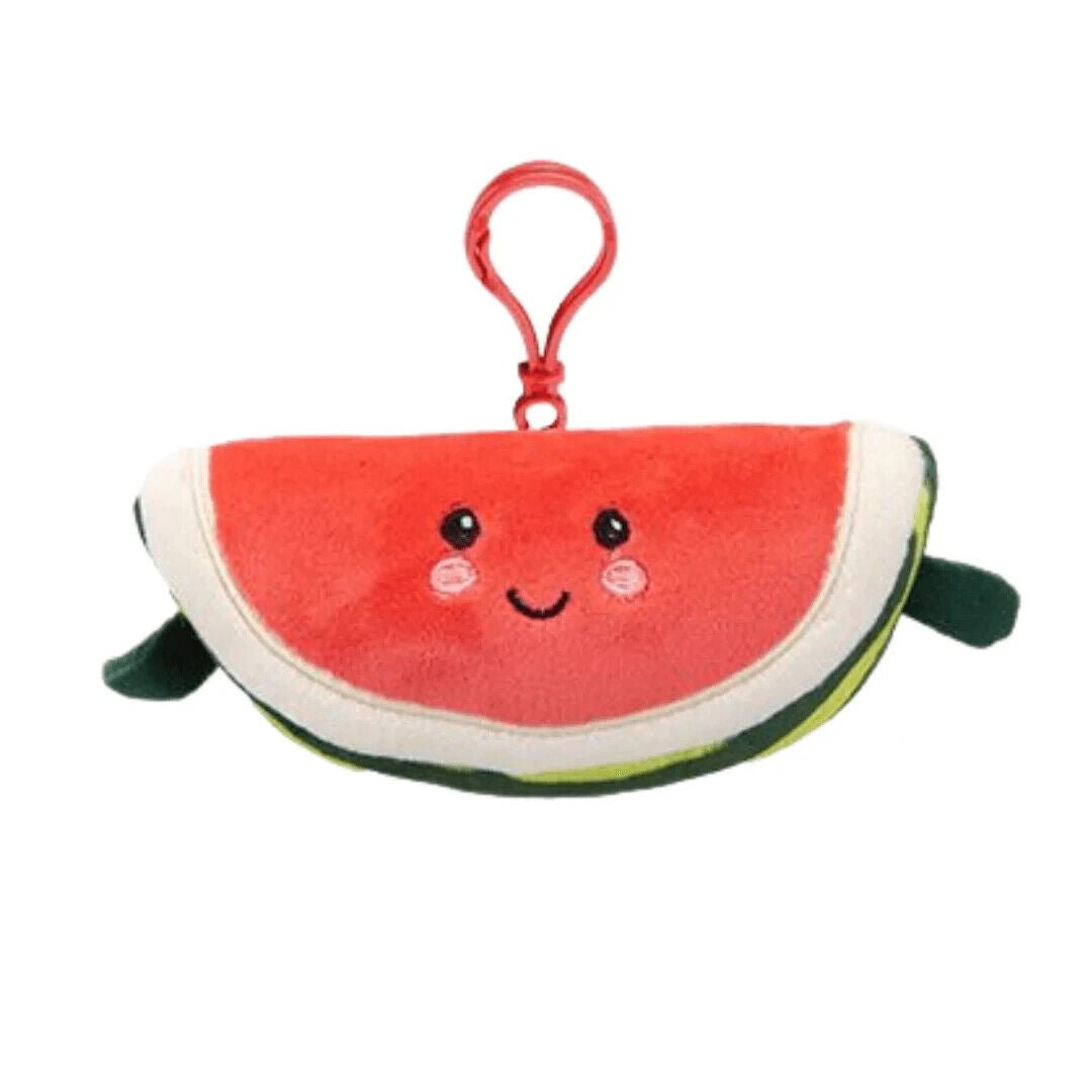 Softlings Fruits Foodies Plush Clip On 12cm lemon kiwi apple pear orange banana - PartyErasers