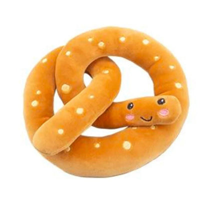 Softlings Plush Bakery Foodies 16cm Super Soft Cake Pretzel toast Donut - PartyErasers