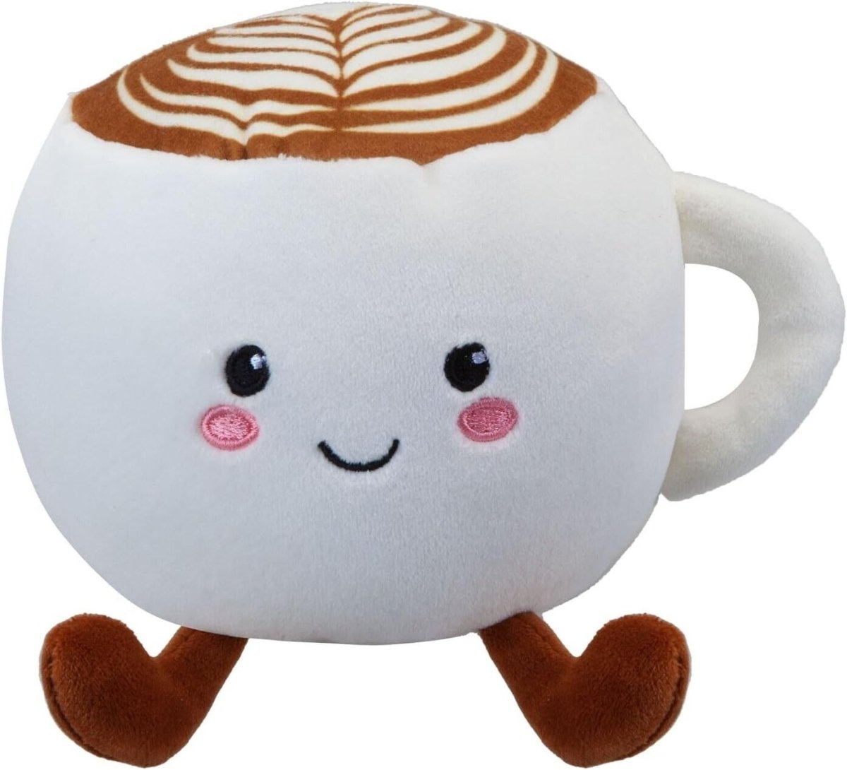 Softlings Plush Cafe Foodies 16cm Super Soft Cake Coffee Bubble Tea Milkshake - PartyErasers