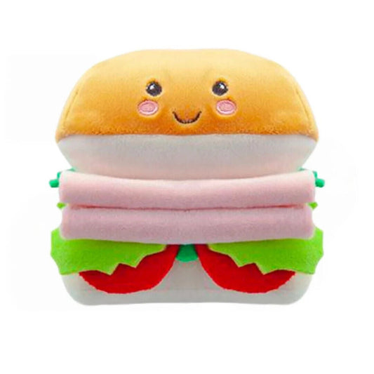 Softlings Plush Fridge Foodies 16cm Super Soft Milk Cheese Pasty Egg Sandwich - PartyErasers