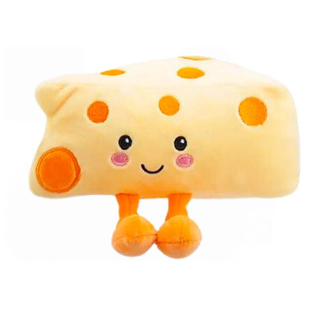 Softlings Plush Fridge Foodies 16cm Super Soft Milk Cheese Pasty Egg Sandwich - PartyErasers