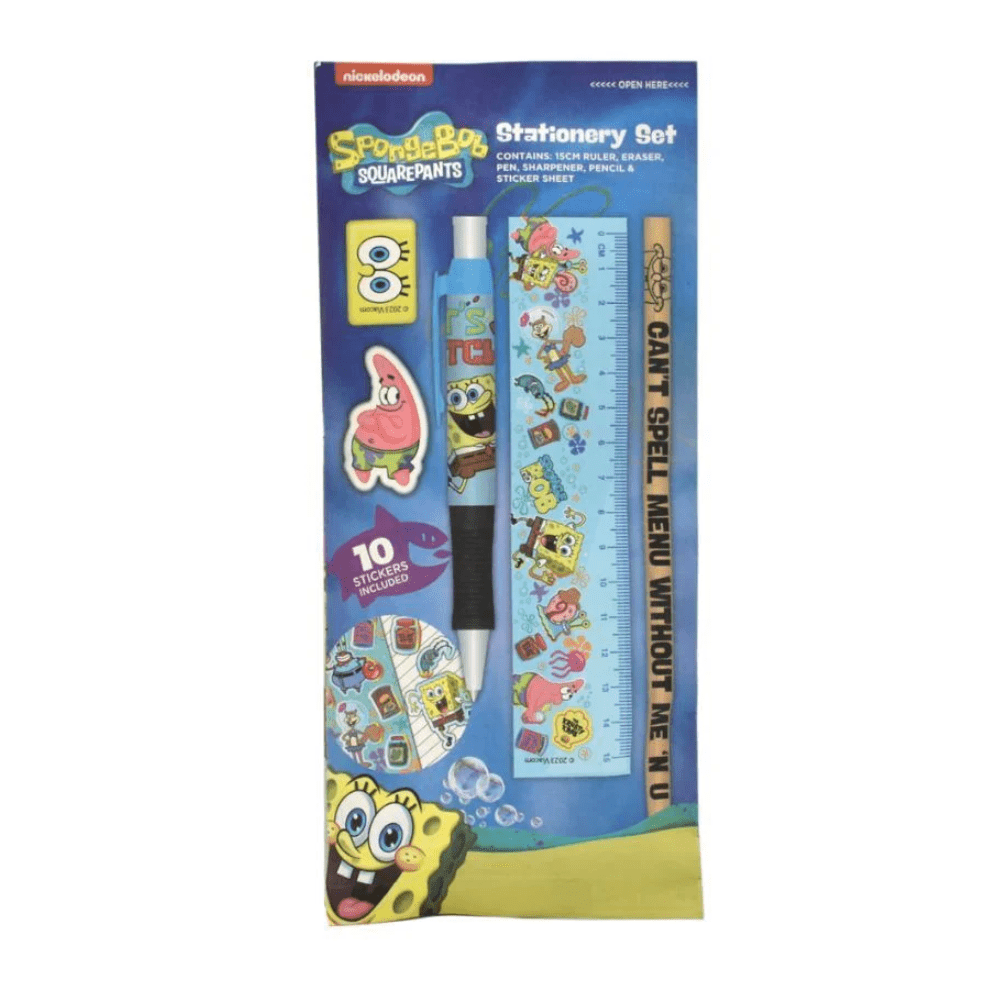 SpongeBob Stationery Paper Pouch - PartyErasers
