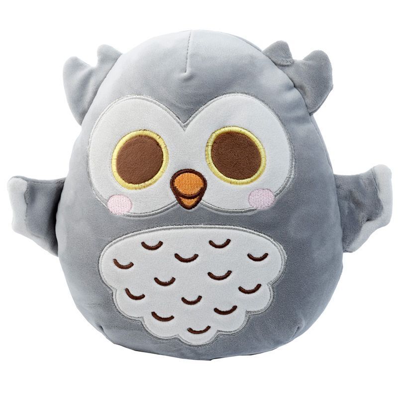 Squidglys Adoramals Winston the Owl Plushie Toy - PartyErasers