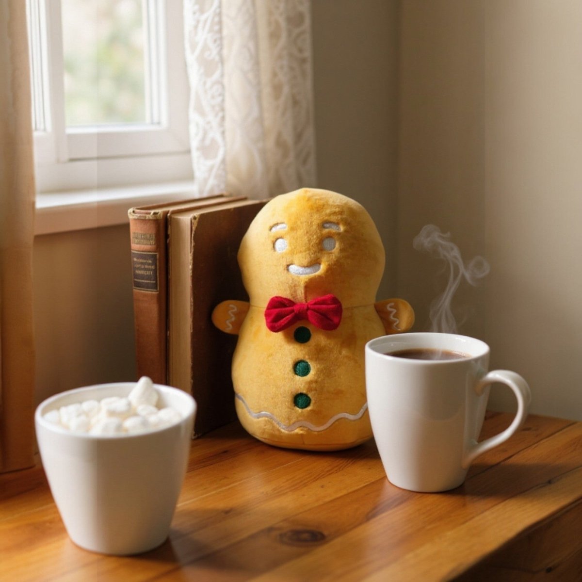 Squidglys Baker Street Christmas Gingerbread Man Plush Toy Soft Toy Kids - PartyErasers