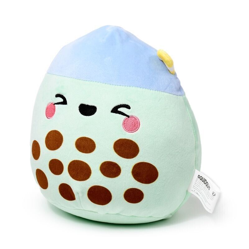 Squidglys Plush Toy - Foodiemals Matcha the Bubble Tea - PartyErasers