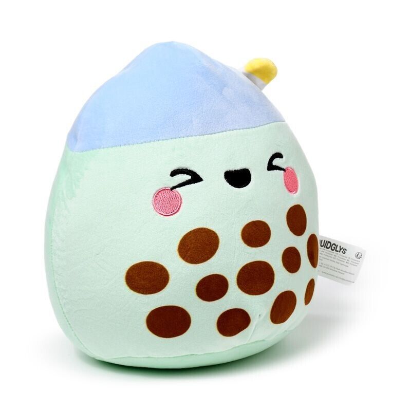 Squidglys Plush Toy - Foodiemals Matcha the Bubble Tea - PartyErasers