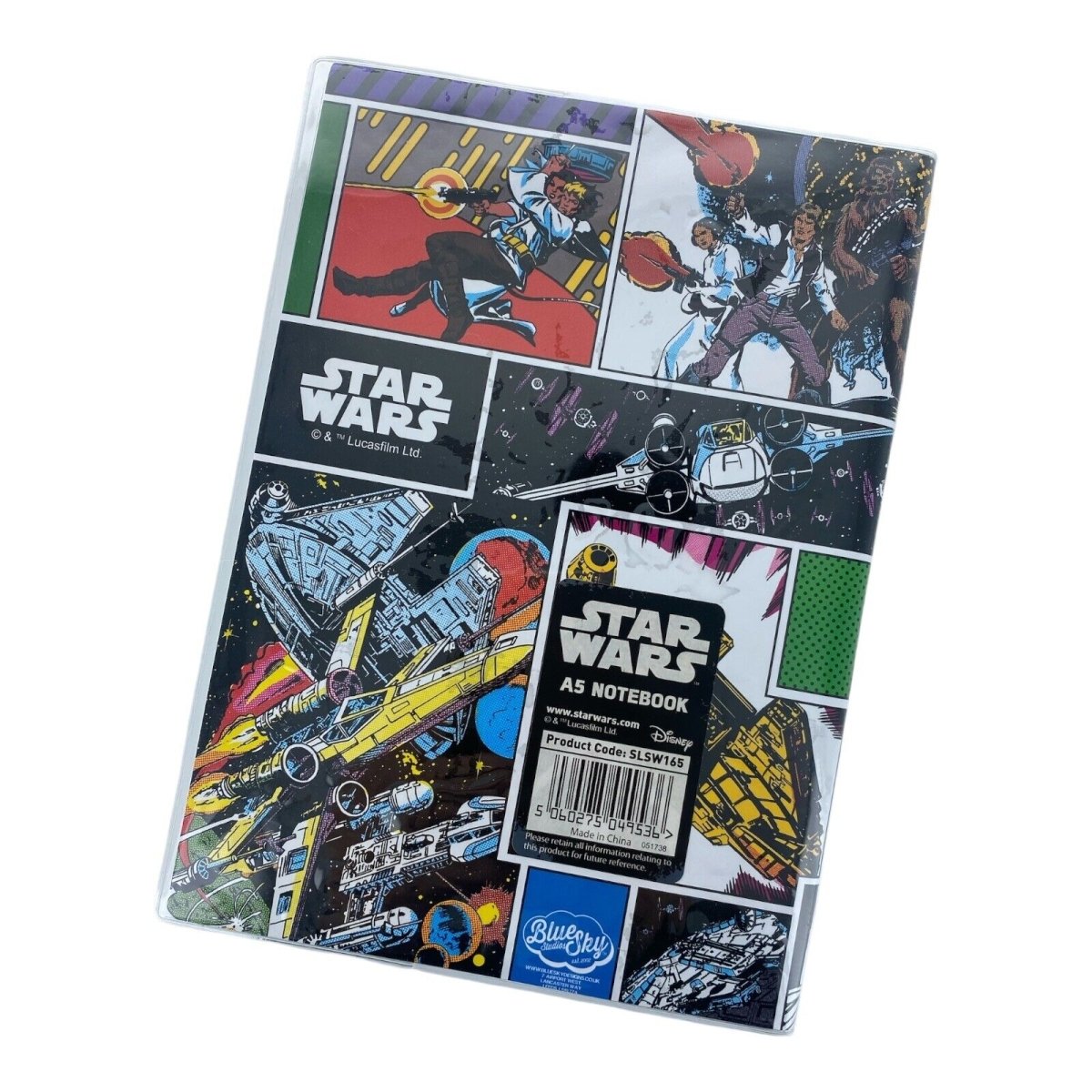 Star Wars Rogue One A5 Notebook with Clear PVC Book Jacket - PartyErasers