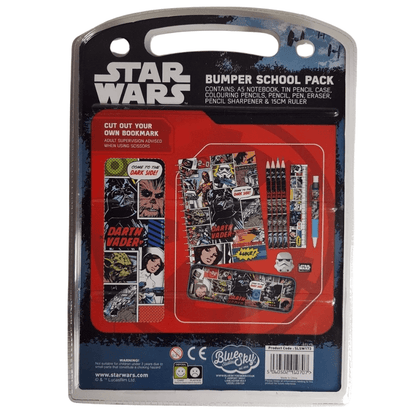 Star Wars Stationery Bumper School Pack Gift Set Pencil Pen Ruler Stationary - PartyErasers