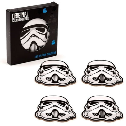 Star Wars The Original Stormtrooper Set of 4 Cork Coasters - PartyErasers